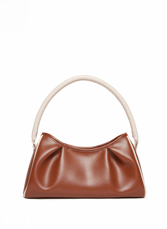 Dimple Leather Cognac/Beige